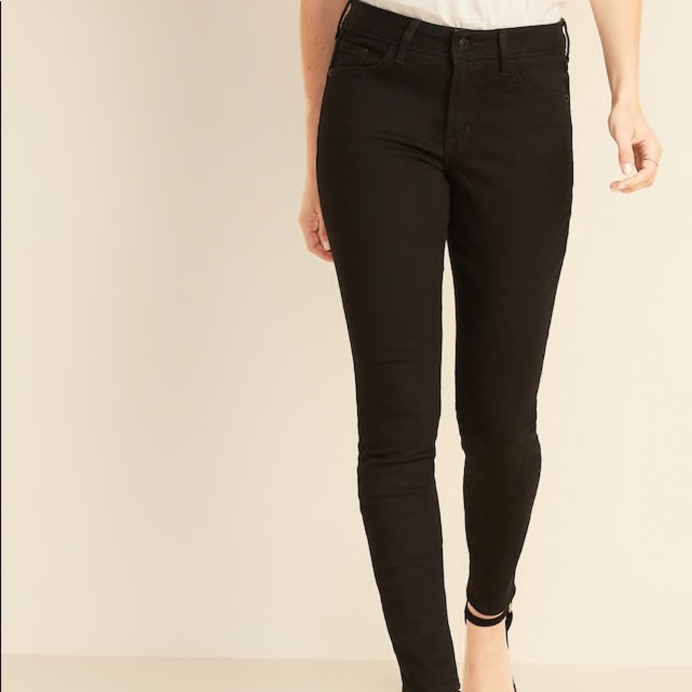 Old Navy Black Diva Skinny Jeans